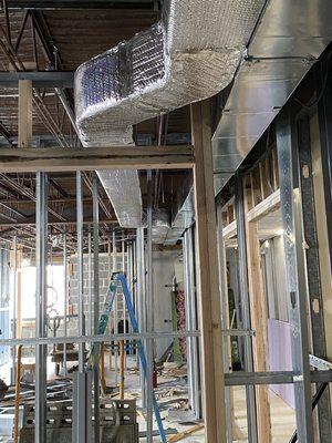 Ductwork installation