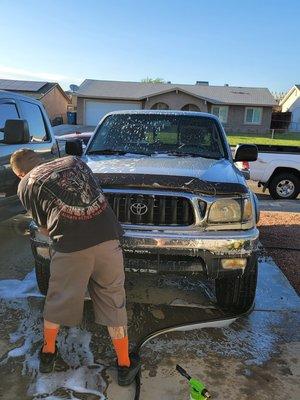 100 percent car wash.