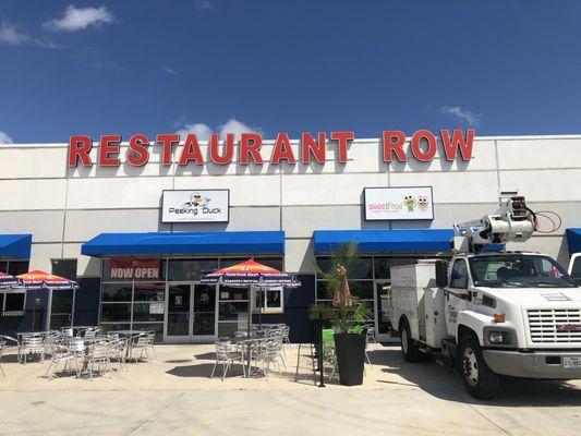 4' Lighted Channel Letters For Restaurant Row