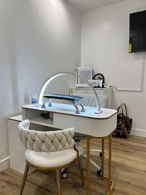 Nail Station, @malavidaunas IG, Specialist in Gel-X Nails, Overlay Nails, Acrylic Nails, Hand Drawn Nail Art. Downey Nail Salon