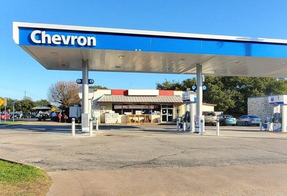 New Chevron gas pumps