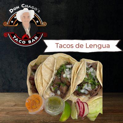 Beef Tongue Tacos