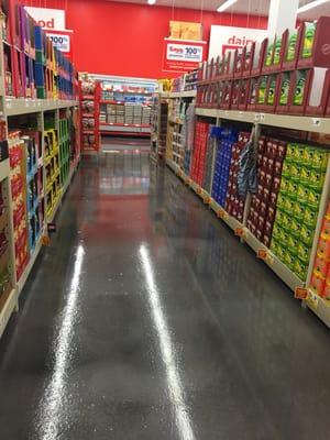 Clean aisles