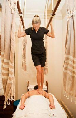 A look at Ashiatsu in action, performed by Nancy Catherine Weaver, LMT