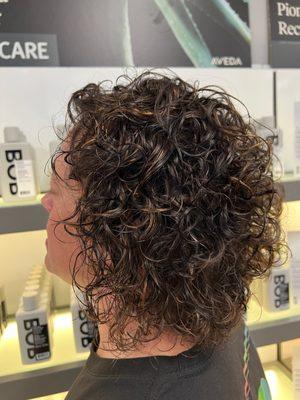 Back of Bottle ColorSpace Color AND Free Rein Curl Cream is amazing!