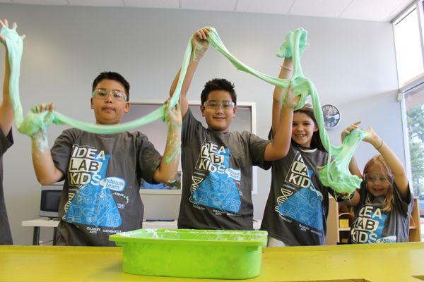 Enjoy science workshops and make cool things! Our slime workshop is a crowd favorite!