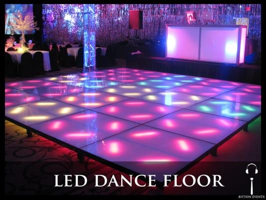 Rent an LED Lighted Dance Floor in Miami, Florida