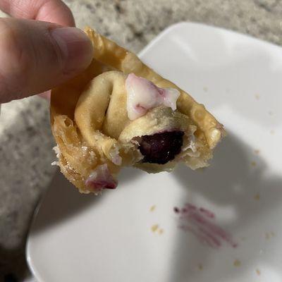 Blueberry Cheesecake Dessert Wonton