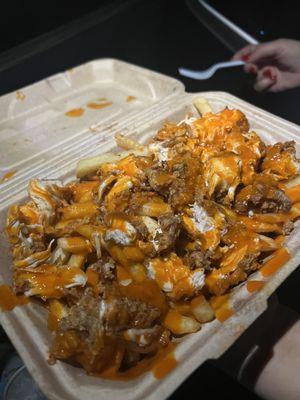 Buffalo chicken fries medium size ranch on the side