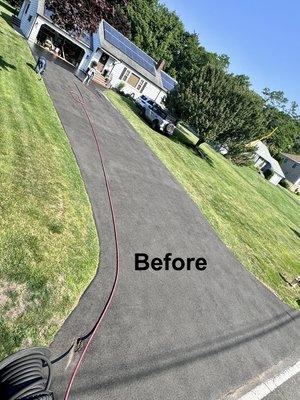 Driveway Sealing Before