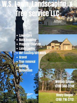 WS Lawn Landscaping & Tree Service