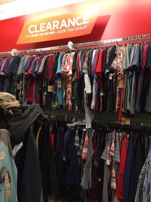 Clearance-man section