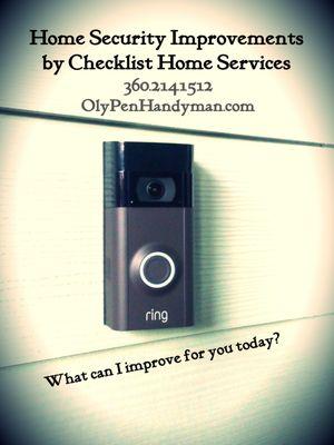 Doorbell upgrades by Checklist Home Services