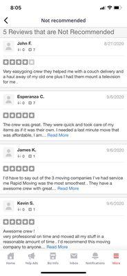 Yelp has moved our reviews . 
For all those curious customers wondering about reviews