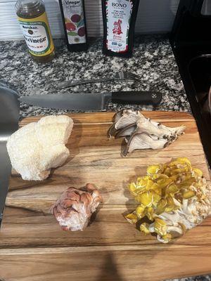 Chefs selection mushrooms