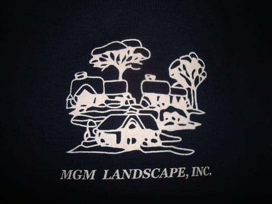 Embroidery example created for MGM Landscaping.