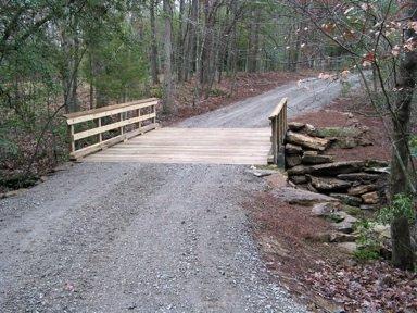 Private Road Bridges over creeks and ponds.