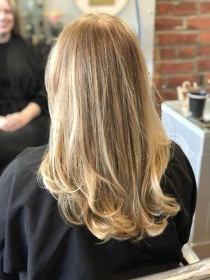 Natural balayage