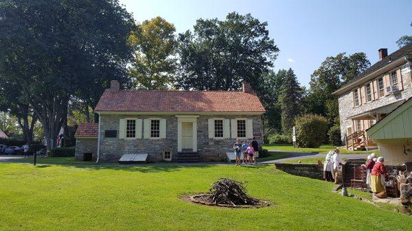 Weiser House - the left side is original and the right side was a later addition done by one of his children.