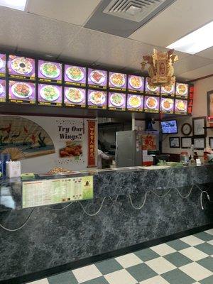 The old school Chinese takeout boards