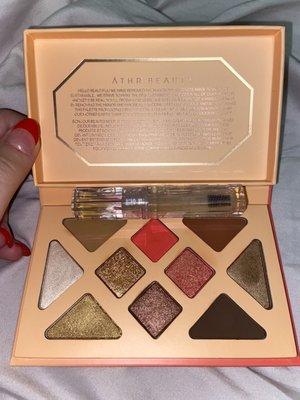 Athr Beauty Desert Sunset Palette and Kosas Clear Brow Gel 3