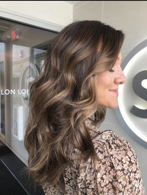 Subtle Carmel balayage