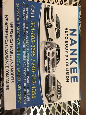 Nankee Auto Body