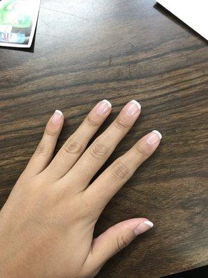 French gel mani