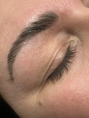 Eyebrow lamination