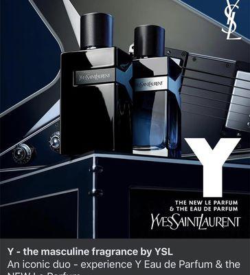 Y by ysl. Yves saint Laurent. Know what today's fragrance demand amazing fragrance for men