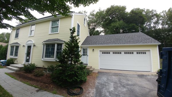 New windows and siding