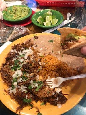 Carnitas plate