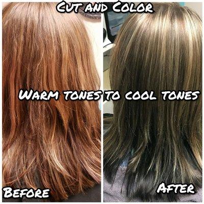 Cut and Color with hilite