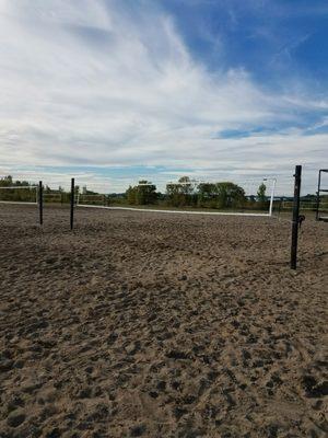 Sand volleyball courts