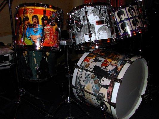 Custom Graphics- Custom wrapped drumset