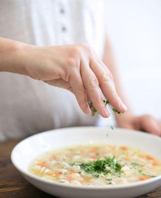 Homemade Chicken Noodle Soup (Gluten Free, Dairy Free)