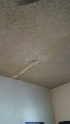 gross popcorn ceilings!