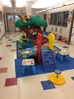 Safe toddler play area