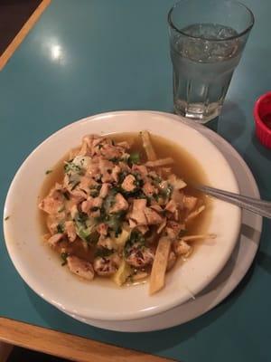 Great chicken tortilla soup! Make the trip down the hill and watch the ferries come in