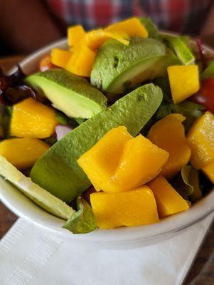 Mango avocado salad