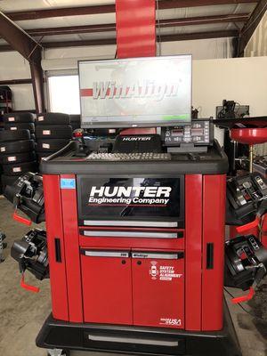 Latest Hunter Technology for an accurate  wheel Alignment