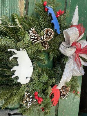 Real Wreath custom made! $25