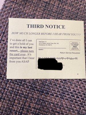 Unsolicited mail