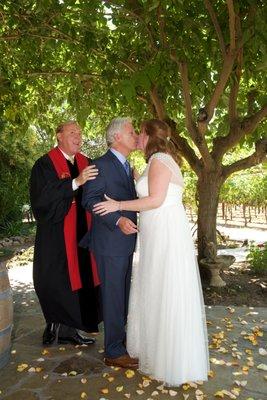 Loved our wedding and Rev. Ellsworth!