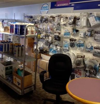 We carry full line of Swimming Pool Chemicals, Supplies, and Parts. We have an on staff repair tech who can assist in diagnos...