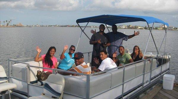 Get the party started on one of our Large Pontoon Boats.