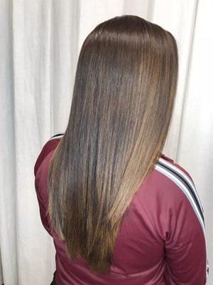 Natural balayage