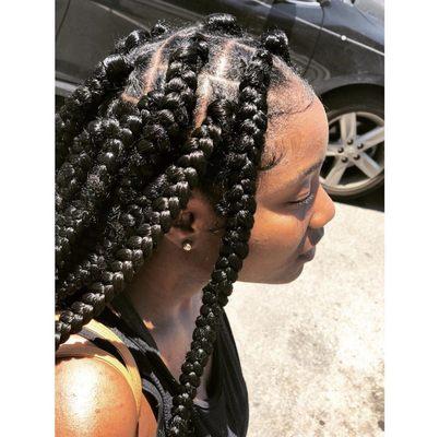 Box Braids {With Extensions} $100+