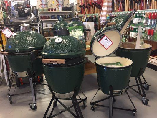 They sell Big Green Eggs