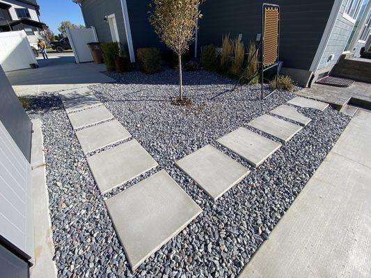 Don't settle for simple concrete, spice it up with custom designs!